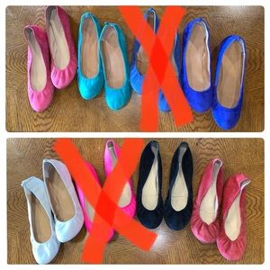 Bundle of 6 pairs of J. Crew shoes